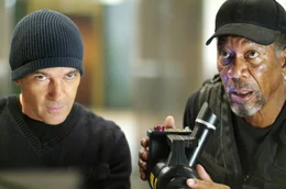 Um seine Schulden bei einem m&auml;chtigen russischen Gangster abzahlen zu k&ouml;nnen, muss Kunstdieb Keith Ripley (Morgan Freeman, r.) einen Partner f&uuml;r einen neuen Coup gewinnen. Doch ist Gabriel Martin (Antonio Banderas, l.) wirklich der Richtige daf&uuml;r?; Um seine Schulden bei einem m&auml;chtigen russischen Gangster abzahlen zu k&ouml;nnen, muss Kunstdieb Keith Ripley (Morgan Freeman, r.) einen Partner f&uuml;r einen neuen Coup gewinnen. Doch ist Gabriel Martin (Antonio Banderas, l.) wirklich der Richtige daf&uuml;r?