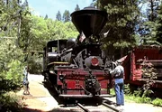 Lok Shay No10 der Yosemite Railroad. Lok Shay No10 der Yosemite Railroad.