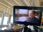 Wes Watters wird in der Whitin Observatory Library am Wellesley College interviewt. (Vice Media Acquisitions LLC)