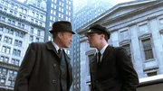 Frank Abagnale (Christopher Walken) mit seinem Sohne Frank Jr. (Leonardo DiCaprio)