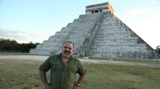 Archaeologist Dr. Memo De Anda standing in front of the pyramid Archaeologist Dr. Memo De Anda standing in front of the pyramid