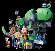 Up: Whirly, Ray, Botasaur. Down: Crush, Ruby, Liam McCloud, Rusty, Bytes, Jack.