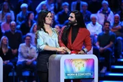Nora Tschirner (l.); Conchita Wurst (r.)