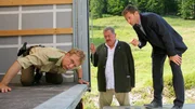 L-R: Polizist Michi Mohr (Max Müller), Kommissar Korbinian Hofer (Joseph Hannesschläger), Kommissar Sven Hansen (Igor Jeftic). L-R: Polizist Michi Mohr (Max Müller), Kommissar Korbinian Hofer (Joseph Hannesschläger), Kommissar Sven Hansen (Igor Jeftic).