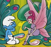 Die Schlümpfe freunden sich mit den Pixies an.