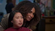 L-R: Nora (Awkwafina), Asha (Tiana Okoye)