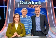 Quizduell-Olymp: Marie-Louise Finck, Prof. Eckhard Freise und Thorsten Zirkel.