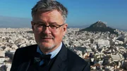 Sir Christopher Clark vor der Akropolis: Europa ruht auf dem Wert von Freiheit und Demokratie.