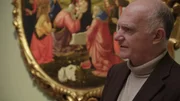 Dr. Claudio Di Benedetto, Director of Florence’s Uffizi Library, stands in front of Domenico Ghirlandaio's Adoration of the Magi. Dr. Claudio Di Benedetto, Director of Florence’s Uffizi Library, stands in front of Domenico Ghirlandaio's Adoration of the Magi.