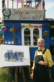Peter (Peter Lustig) ist mit seinem Bauwagen bereits 20 Jahre in B&auml;rstadt. Dieses Jubil&auml;um will er feiern.