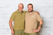 Die Gartenprofis Frank Egger (l.) und Marius Surmann (r.)