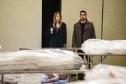 Ellie Bishop (Emily Wickersham, l.); Nick Torres (Wilmer Valderrama, r.)