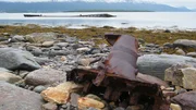 This mooring point would have been upon the deck of the Tirpitz in order to moor the vessel to land. This mooring point would have been upon the deck of the Tirpitz in order to moor the vessel to land.