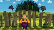 Senja traut sich nicht in den Wald zu gehen.