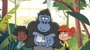 Gorilla Jack findet das junge K&auml;tzchen genauso s&uuml;&szlig;, wie Taylor und Tommy.