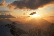 Der Watzmann mit der höchsten Felswand der Ostalpen.