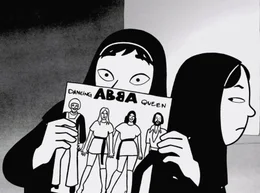 ARD PERSEPOLIS (persepolis), Frankreich/USA 2007, Regie Marjane Satrapi/Vincent Paronnaud, am Sonntag (29.08.10) um 00:05 Uhr im Ersten. Mit dem H&ouml;ren untersagter Popmusik protestieren die rebellische Marjane und ihre Freundinnen gegen das rigide Regelwerk der Mulahs, dem die W&uuml;rde der Frau nichts gilt. &copy; ARD Degeto, honorarfrei - Verwendung gem&auml;&szlig; der AGB im engen inhaltlichen, redaktionellen Zusammenhang mit genannter Degeto-Sendung und bei Nennung "Bild: ARD Degeto" (S2). DEGETO FILM/Presse und Programmbetreuung, Tel: 069/1509-334 oder -335, degeto-presse@degeto.de