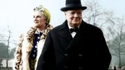 Winston Churchill und seine Frau Clementine