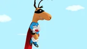Super-Edgar verteilt die Post an die Einwohner von Windhausen. Super-Edgar verteilt die Post an die Einwohner von Windhausen.