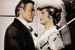 Professor Lindenbrook (James Mason) und Carla G&ouml;teborg (Arlene Dahl)