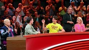 Hella von Sinnen (li.), Nico Stank, Matze Knop, Hugo Egon Balder und Mirja Boes