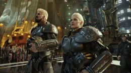 Lt. S. Kaidanovsky (Robert Maillet), Lt. A. Kaidanovsky (Heather Doerksen).