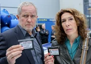 Moritz Eisner (Harald Krassnitzer) und Bibi Fellner (Adele Neuhauser) bei den Ermittlungen. Weiteres Bildmaterial finden Sie unter www.br-foto.de.
