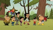 v.li.: Hector, CJ, Sergio (oben), Bobby, Ronnie Anne, Carlota, Carl, Rosa