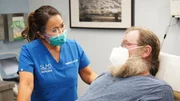 Dr. Pimple Popper: This is Zit S5 Ep007. Dr. Sandra Lee gets ready for Shad L. pilar cyst procedure on his head.