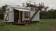 Daniel and April Phelan's tiny house is a gorgeous, custom piece of art with a spacious rooftop deck for enjoying time outdoors with family and friends, as seen on Tiny House, Big Living. Daniel and April Phelan's tiny house is a gorgeous, custom piece of art with a spacious rooftop deck for enjoying time outdoors with family and friends, as seen on Tiny House, Big Living.
