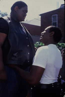 Second from the left:  Sgt. Moses Hightower (Bubba Smith)
