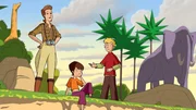 Tom ist weg! Misses Hamilton, Tip und Wanda sind verzweifelt.