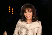 Los Angeles, CA - Interview with Joan Collins. Los Angeles, CA - Interview with Joan Collins.