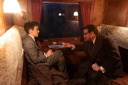 L - R: Cillian Murphy als J. Robert Oppenheimer, David Krumholtz als Isidor Rabi