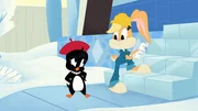 v.li.: Pauleen Penguin, Lola Bunny