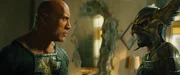 Teth-Adam / Black Adam (Dwayne "The Rock" Johnson, l.); Carter Hall / Hawkman (Aldis Hodge, r.)