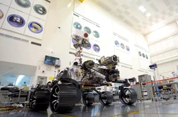 Der "Perseverance"-Rover der NASA soll unter anderem auf dem Mars nach Anzeichen f&uuml;r fr&uuml;heres Leben suchen.