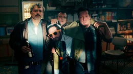 (v.l.n.r.) Guido (Alexander Wipprecht), Finnbogson (Fridolin Sandmeyer), Thorsten (Johannes Allmayer) und Hajo (Aurel Manthei).