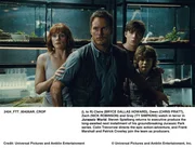 L-R: Claire (Bryce Dallas Howard), Owen (Chris Pratt),  Zach (Nick Robinson), Gray (Ty Simpkins)Credit: Universal Pictures and Amblin Entertainment