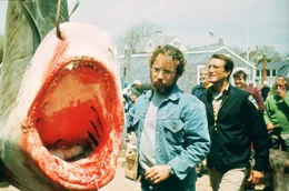Hooper (Richard Dreyfuss), Brody (Roy Scheider)