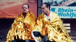 Hajo (Aurel Manthei, li.) und Thorsten (Johannes Allmayer).