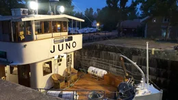 Die Juno ist das &auml;lteste Passagierschiff auf dem G&ouml;takanal.