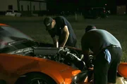 Boosted preps his car before racing Shane