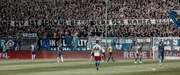 Homophobe Spruchb&auml;nder in der deutschen Bundesliga bei Fu&szlig;ballspiel