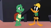 v.li.: Cecil Turtle, Daffy Duck