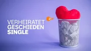 "ZDF.reportage: Verheiratet, geschieden, Single": Collage. "ZDF.reportage: Verheiratet, geschieden, Single": Collage.