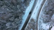 Ein Weg im Winter.