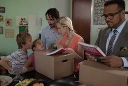 Aaron Burns, Daniel Baily, Ignacia Allamand, Keanu Reeves, Megan Baily