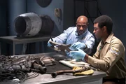 The Lead Namibian Investigator (played by Jamaal Grant) and Investigator Dennis Jones (played by Glen Michael Grant) work together to find out what happened to LAM Mozambique Flight 470. (Cineflix/Pana Pantazidis) The Lead Namibian Investigator (played by Jamaal Grant) and Investigator Dennis Jones (played by Glen Michael Grant) work together to find out what happened to LAM Mozambique Flight 470. (Cineflix/Pana Pantazidis)