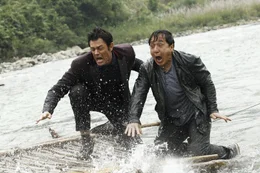 On right: Bennie Chan (Jackie Chan).